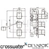 Crosswater KH03-3000RC Diagram