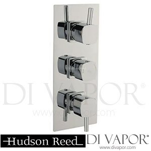 Hudson Reed Kia Triple Concealed Thermostatic Shower Valve With Diverter - Chrome - KIA3023 Spare Parts