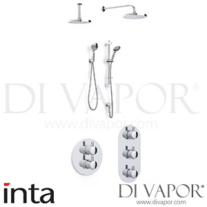 Inta KIKO30 Kiko Concealed 3 Handle Dual Outlet Thermostatic Shower Spare Parts