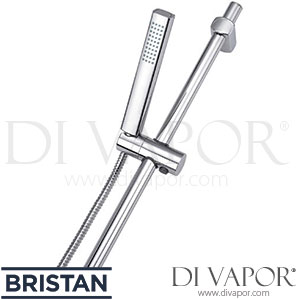 Bristan KIT2 C Qube Shower Kit with Rub Clean Handset Spare Parts