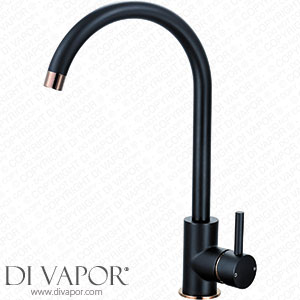 Keenware Kkt-540 Knightsbridge Kitchen Monbloc Single Lever Tap Black & Rose Gold Spare Parts