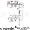 Crosswater KL1701RC Diagram
