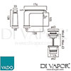 VADO KOV 100CC CP Kovera Mixer Spare Parts Diagram
