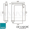 VADO KOV 100ESB CP Kovera Mixer Spare Parts Diagram