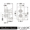Hudson Reed KRI3207 A3218 A3207 Shower Valve Spare Parts Diagram