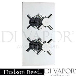 Hudson Reed Kristal Twin Concealed Thermostatic Shower Valve - Chrome - KRI3210 Spare Parts