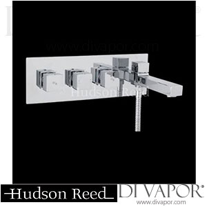 Hudson Reed / Ultra KUB003 Kubix Thermostatic Wall Mounted Bath Shower Mixer Spare Parts