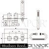 Hudson Reed KUB004 Kubix Mixer Spare Parts Diagram