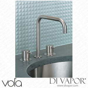 Vola Three-Hole Mixer Quarter Turn Ceramic Stop Valves (KV4) Spare Parts