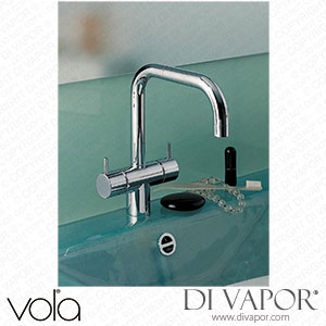 Vola Two-Handle Mixer with Quarter Turn Ceramic Disc Technology, Double Swivel Spout (KV6) Spare Parts