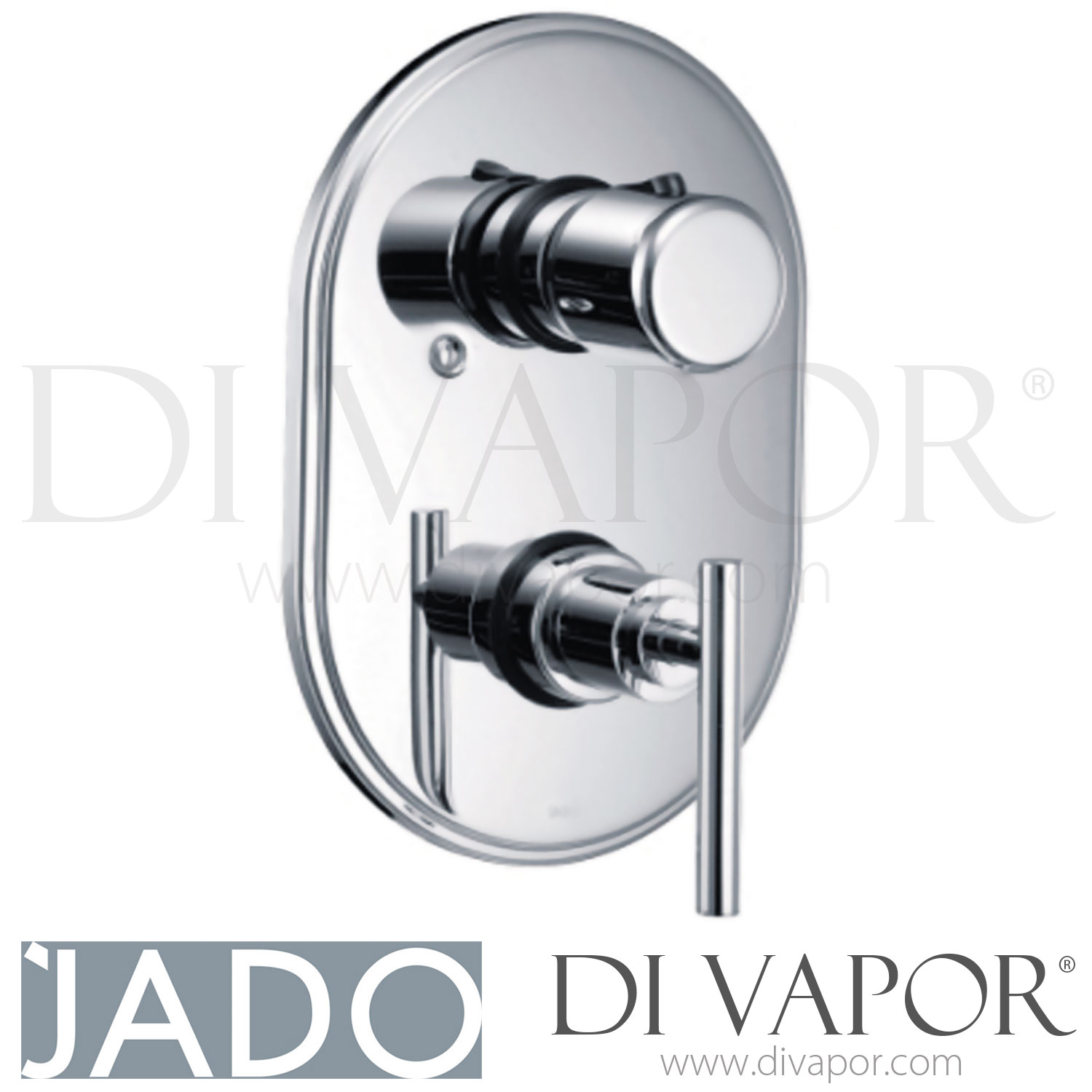 Jado L4059AA New Haven Dual Control Built In Thermostaic Shower Valve