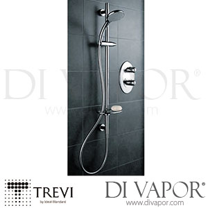 Trevi L6836AA Kurve Built-In Thermostatic Shower Valve w Moonshadow Three Function Kit Bottom Connection Spare Parts