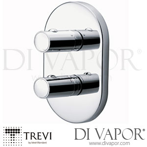 Trevi L6837AA Ascari Built-In Thermostatic Shower Valve with Moonshadow BIV Three Function Kit Spare Parts