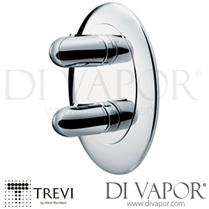 Trevi L6838AA Kurve Built-In Thermostatic Shower Valve with Moonshadow BIV Three Function Kit Spare Parts