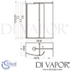 Ideal Standard Serenis 180 Corner 1700mm Shower Enclosure Dimensions