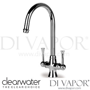 Clearwater LANCP Regent C Twin Lever Chrome Monobloc Kitchen Mixer Tap Spare Parts