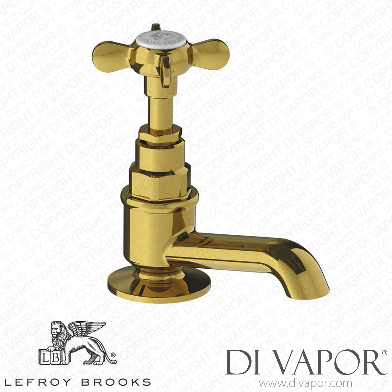 Lefroy Brooks Single Classic Cloakroom Basin Pillar Tap (Lbx 1422