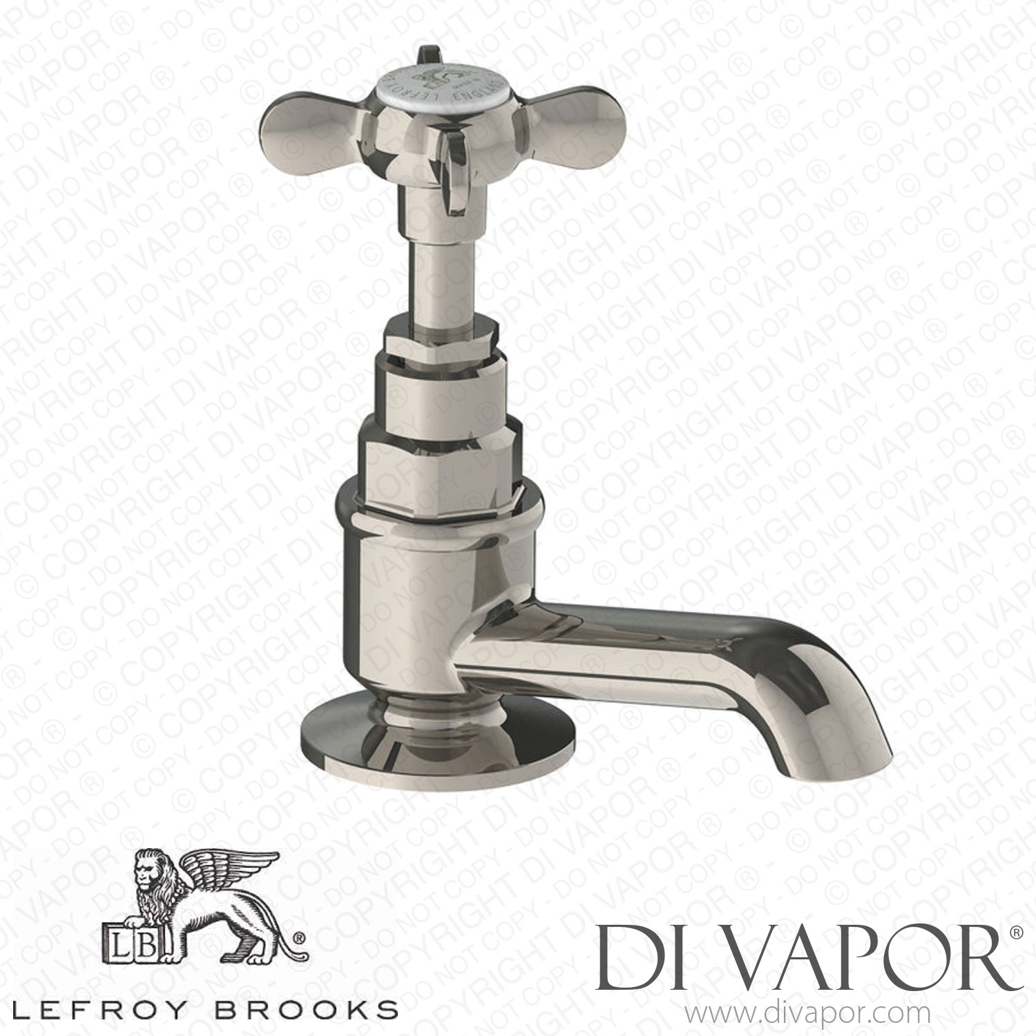 Lefroy Brooks Single Classic Cloakroom Basin Pillar Tap (Lbx 1422