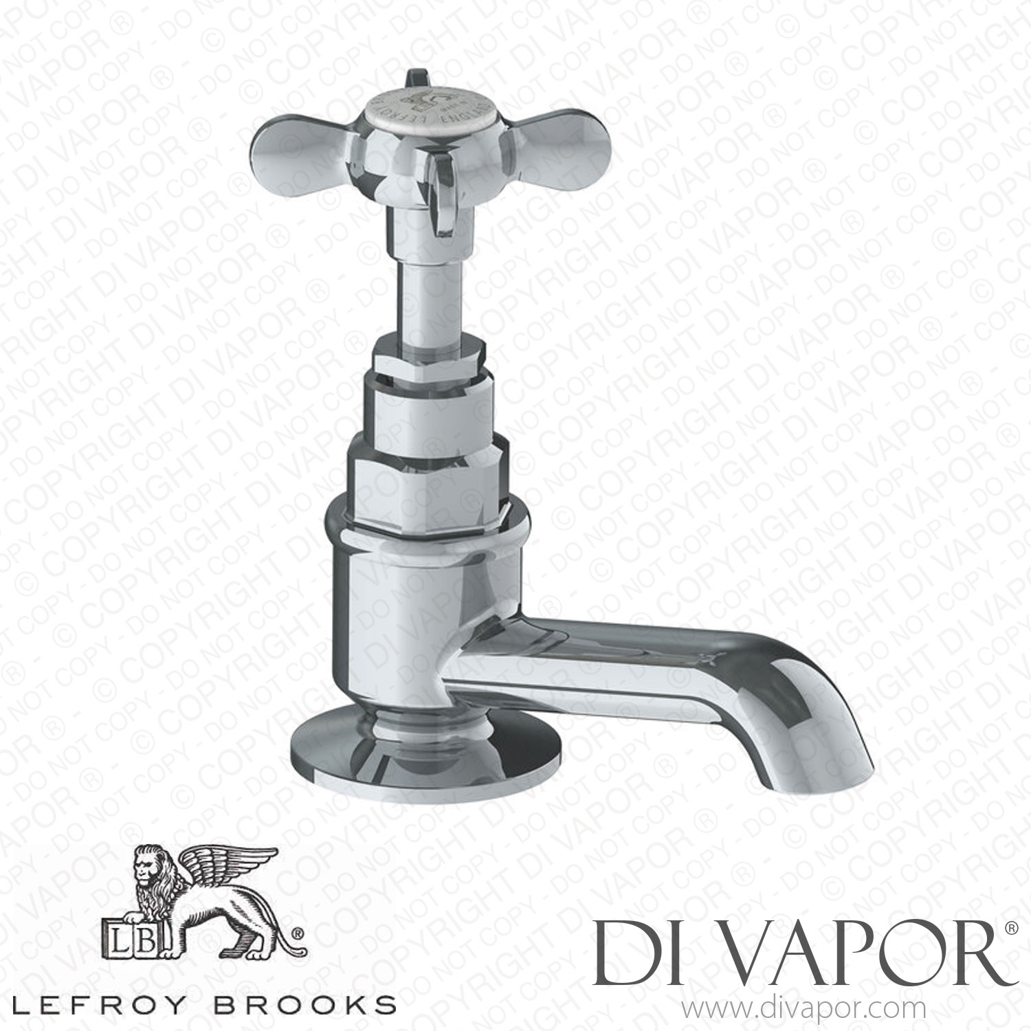 Lefroy Brooks Single Classic Cloakroom Basin Pillar Tap (Lbx 1422