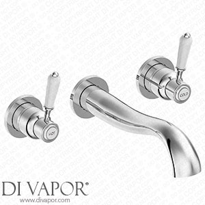 Victorian Plumbing Lancaster Traditional Chrome Wall Mounted Lever Basin Mixer Tap - LCH14BT Spare Parts