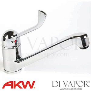 AKW LEV19 Monoblock Mixer Tap - 9 Inch Lever - Kitchen Tap Spare Parts