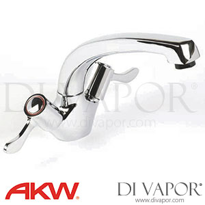 AKW LEV23 Monoblock Mixer Tap - 3 Inch Double Levers - Spare Parts
