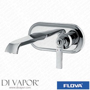 Flova LI2HWMBAS Liberty Chrome Concealed Basin Mixer with Slotted Clicker Waste Set Spare Parts