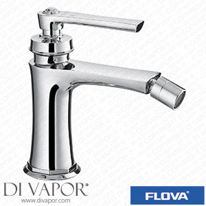 Flova LIBID Liberty Chrome Mono Bidet Mixer with Clicker Waste Set Spare Parts