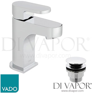 VADO LIF-100M/CC-C/P Life Mini Mono Basin Mixer Single Lever with Clic-clac Waste Spare Parts