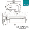 VADO LIF 109SA CP Mixer Single Lever Spare Parts Diagram