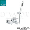VADO LIF 123 K CP Mixer with Shower Kit Spare Parts