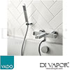 VADO LIF 123T K CP Bath Shower Mixer with Shower Kit Spare