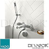 VADO LIF 131T K CP Bath Shower Mixer with Shower Kit Spare