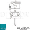 VADO LIF 131T CP Mixer Spare Parts Diagram