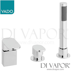 VADO LIF-132/NS-C/P Life 3 Hole Bath Shower Mixer Single Lever Deck Mounted Spare Parts
