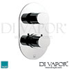 VADO Life 2 Handle Shower Valve Oval Backplate Spare Parts