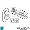 VADO Life Concealed 2 Handle Shower Valve Dimensions