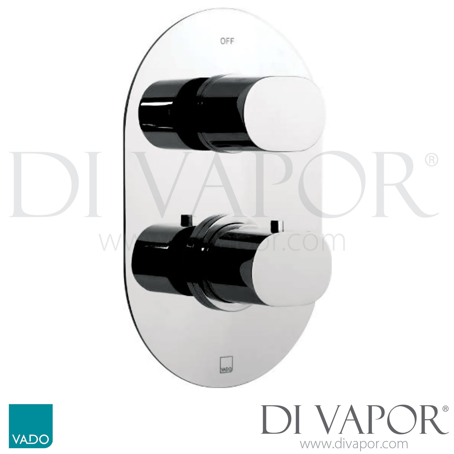 VADO LIF148B/2C/P Life Concealed Two Outlet Wall Mounted Shower Valve