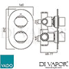 VADO LIF 148C2 CP Spare Parts Diagram