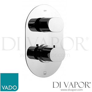 VADO LIF-148C/2-C/P Life 2 Outlet 2 Handle Thermostatic Shower Valve Wall Mounted Spare Parts