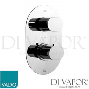 VADO LIF-148C/3-C/P Life 3 Outlet 2 Handle Thermostatic Shower Valve Wall Mounted Spare Parts