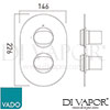 VADO LIF 148D TRIM CP Spare Parts Diagram