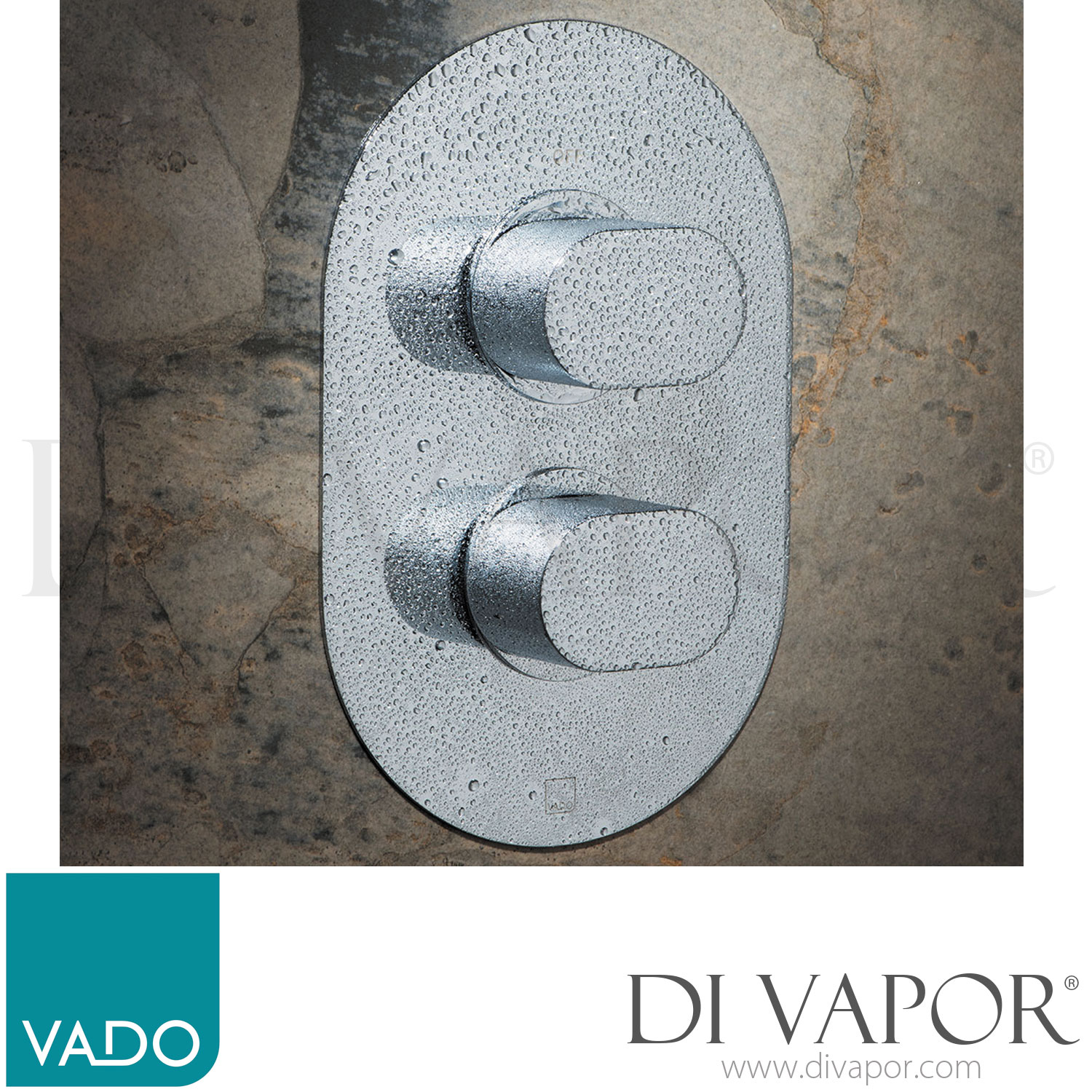 VADO LIF148D/2C/P DX Life 2 Outlet, 2 Handle Concealed Shower Valve