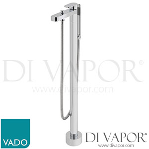 VADO LIF-233-CP Life Bath Shower Mixer with Shower Kit Single Lever Floor Mounted Spare Parts