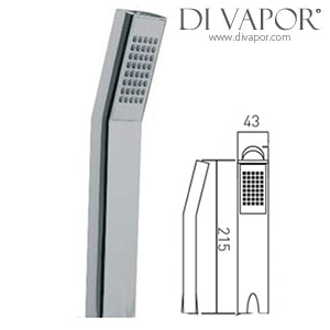 Vado LIF-HANDSET-C/P Single Function Shower Handse