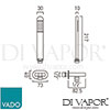 VADO LIF SFMKWO CP Life Single Function Mini Shower Kit Spare Parts Diagram