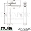Nuie LIM370 Limit High Rise Mixer Tap Spare Parts Diagram