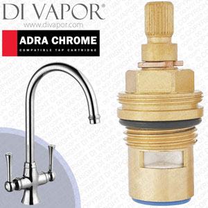 Lamona Adra Chrome TAP3451 Cold Tap Cartridge Compatible Spare (Howdens) - LMTAP345163