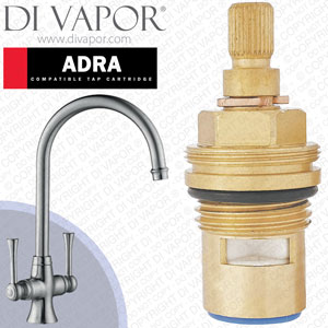 Lamona Adra Brushed Steel TAP3542 Cold Tap Cartridge Compatible Spare (Howdens) - LMTAP354234