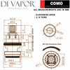 Lamona Como Hot Tap Cartridge Diagram